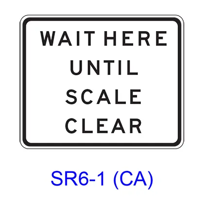 Wait Here Until Scale Clear Sr6-1(Ca) 1