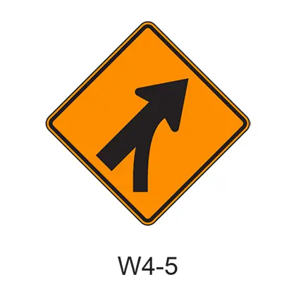 Entering Roadway Merge W4-5 1