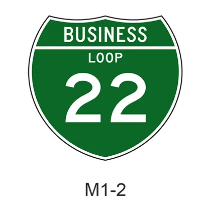 Off-Interstate Business Route Loop M1-2 1