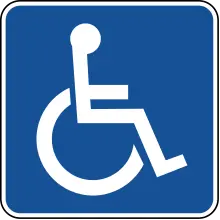 Handicap Symbol Only 12X18 Eg 1