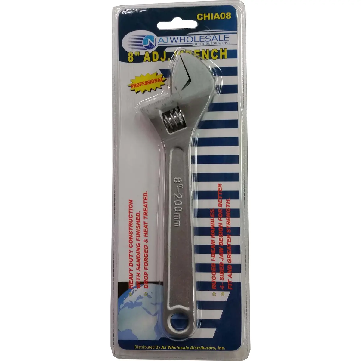 Wrench Adjustable 8" 1