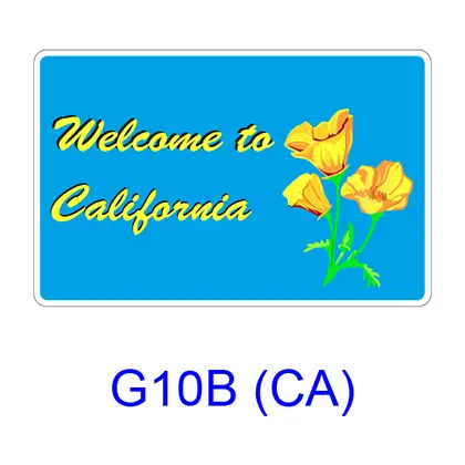 Welcome To California G10b(Ca) 1