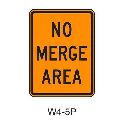 No Merge Area W4-5P 1