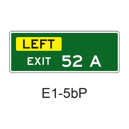 Left Exit Xx [Plaque] E1-5Bp 1