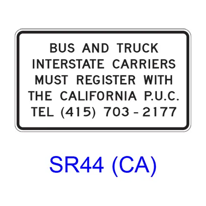 Bus And Truck Registration Sr44(Ca) 1