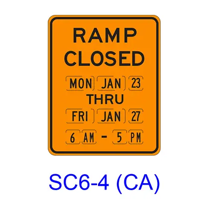 Ramp Closed (More Than 1 Day) Sc6-4(Ca) 1
