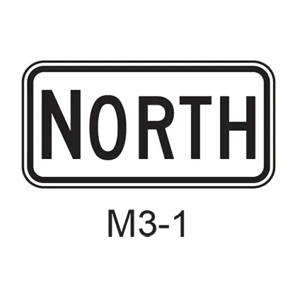 North Cardinal Direction Auxiliary M3-1 1