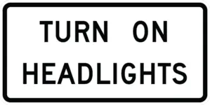Turn On Headlights R16-8 1