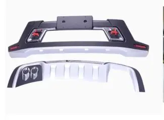 Jeep Compass 2017 Front And Rear Bumper Guard Protector In High Quality Abs Material 1