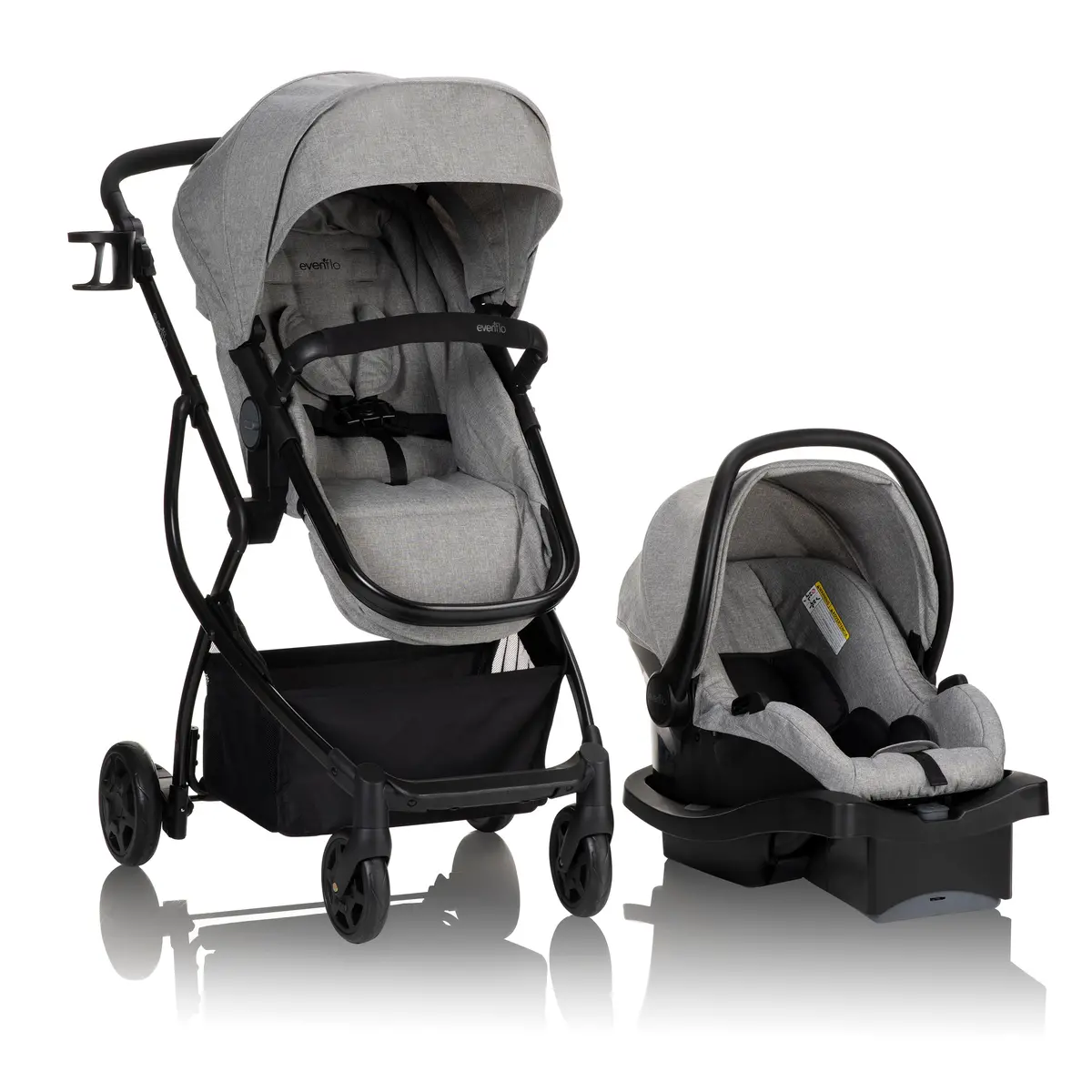 Omni Plus Modular Travel System With Litemax Sport Rear-Facing Infant Car Seat Support 1