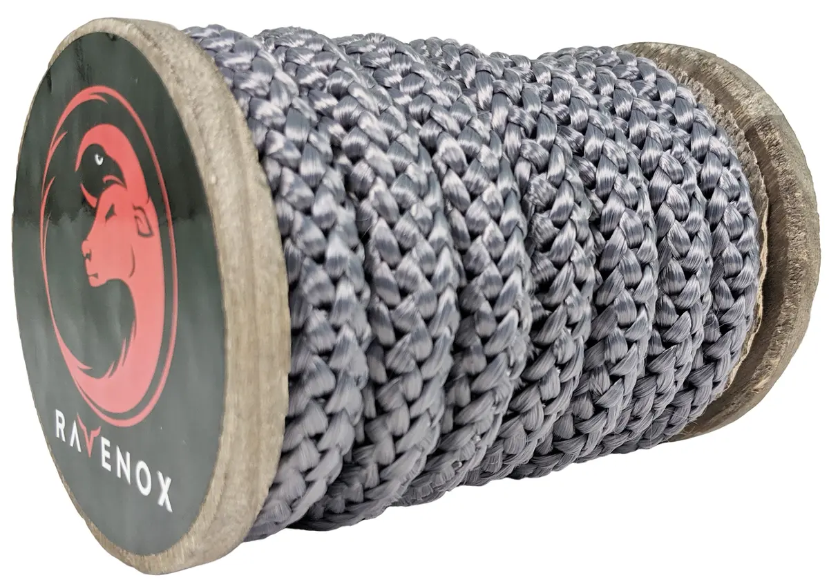 Knit Braid Polyester Rope (Grey) 1