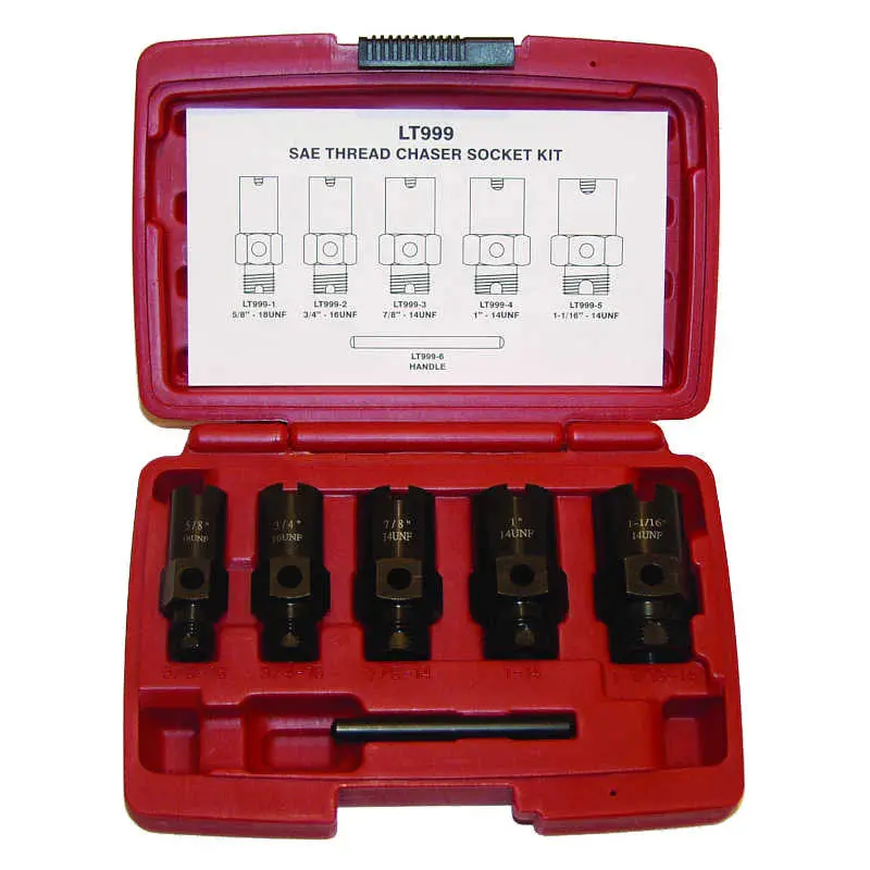 Sae Thread Chaser Socket Set 1