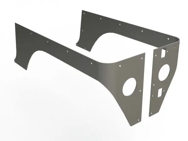 Comp Cut Corner Guards For Jeep Tj - Steel 1