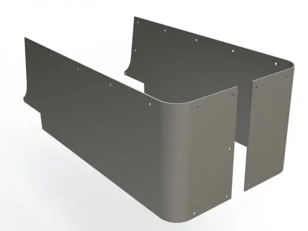 Blank Corner Guards For Jeep Cj Yj Tj - Aluminum 1