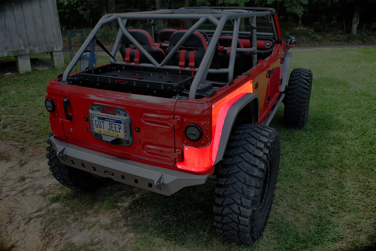 Rear Corner Armor For Jeep Jlu 4 Door 2