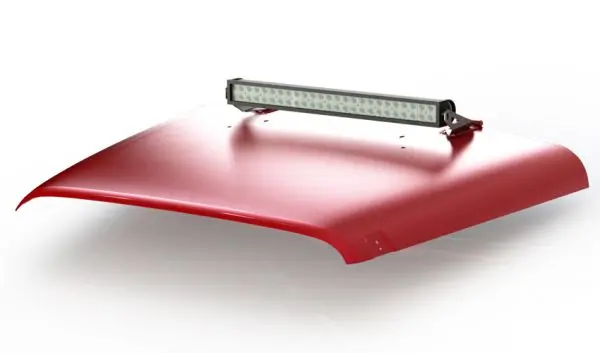 30" Led Light Bar Hood Mount Kit For Jeep Jk 1