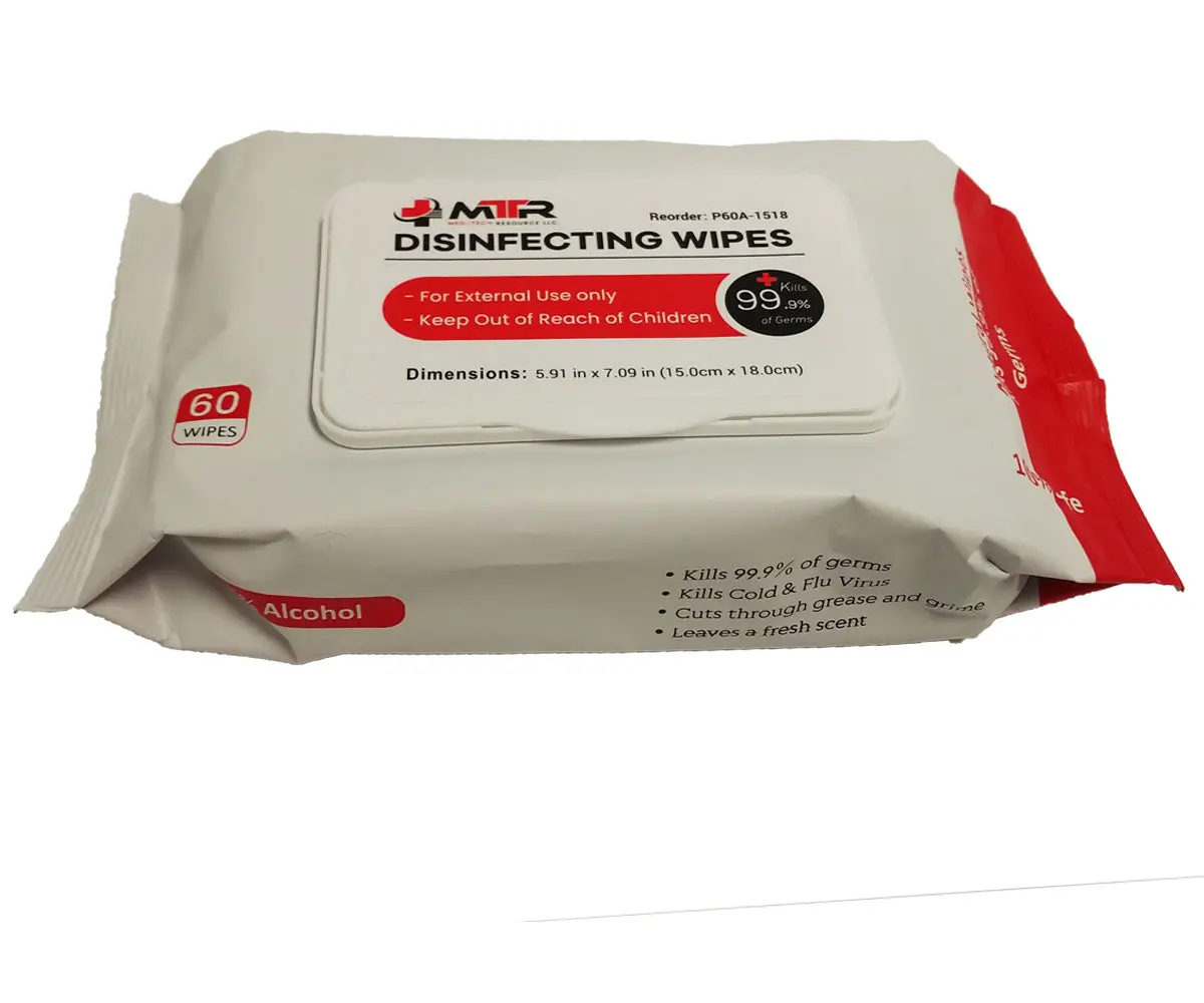 Disinfectant Wipes - 75% Alcohol - In Stock 2