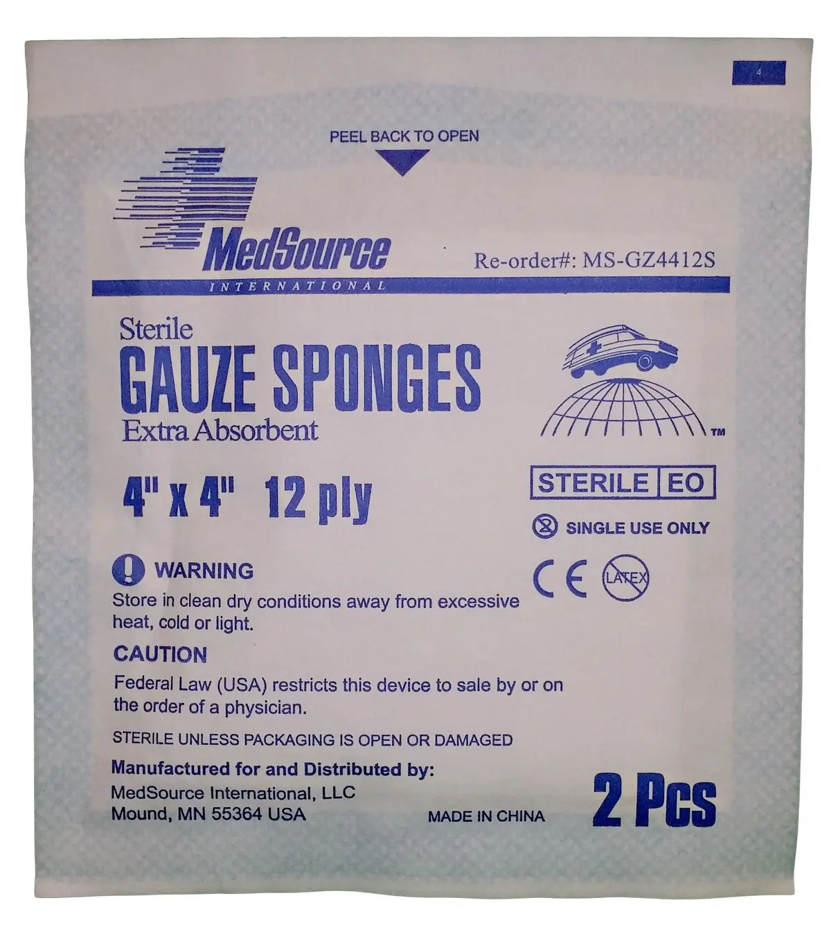 Mtr 2 X 2 Gauze Pads 2