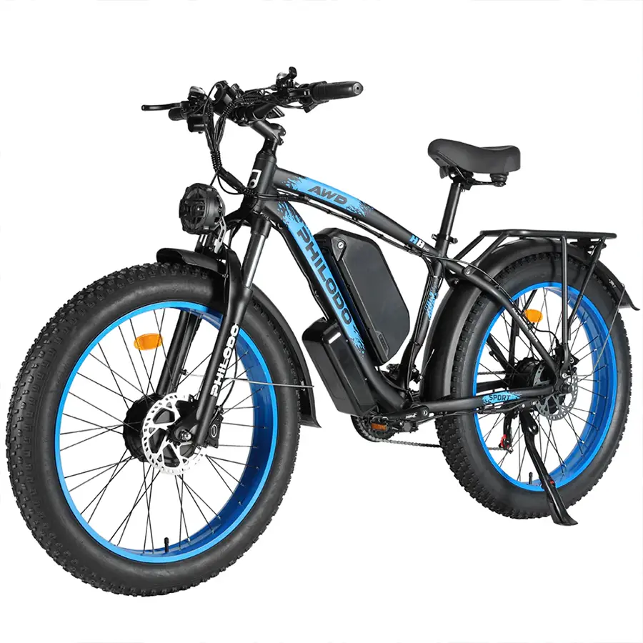 Philodo H8 - Dual Motor Fat Tire Electric Bike - Top Speed 35Mph - 3000W 1