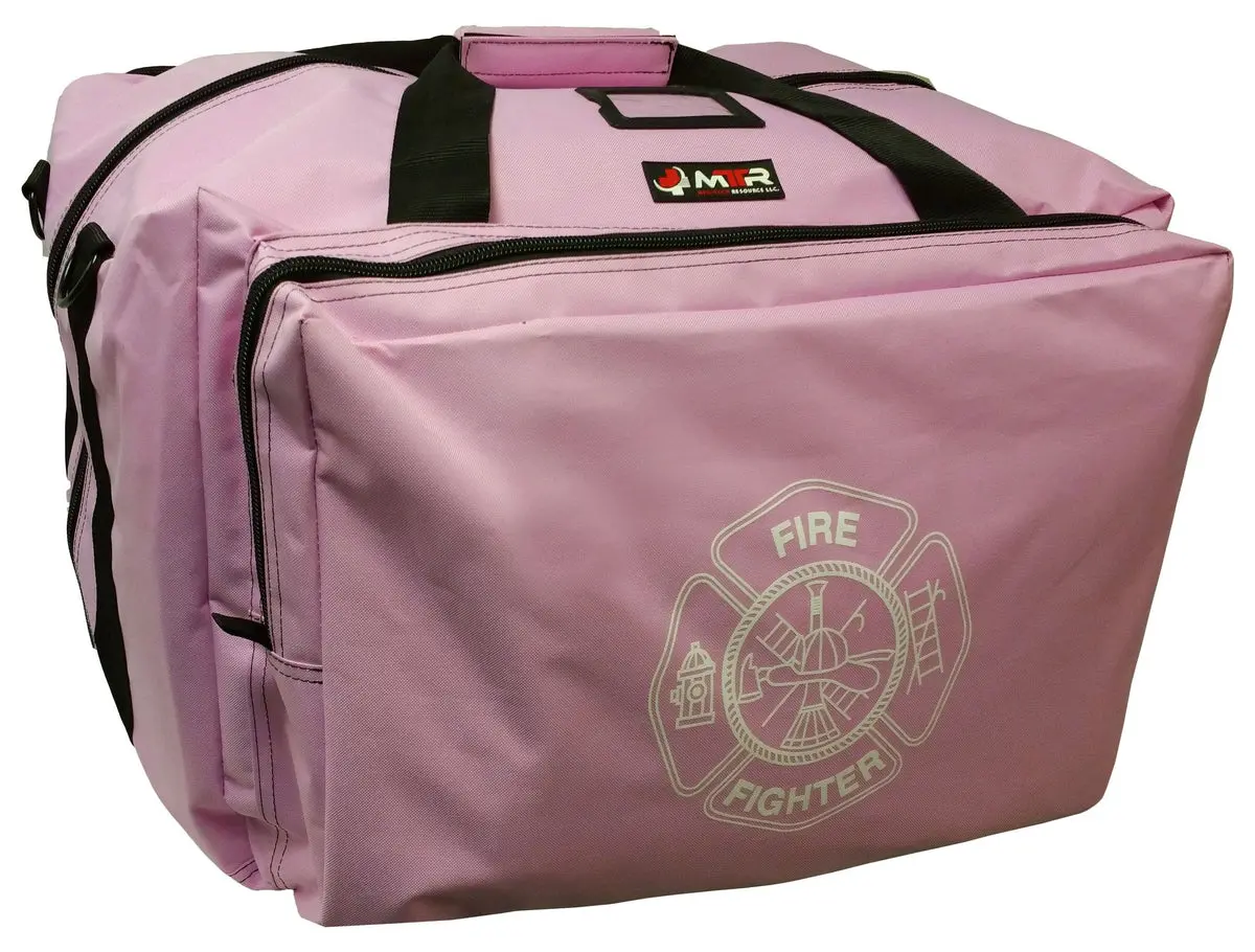 Mtr Firefighter Gear Bag - Deluxe Step-In - Pink - Satisfaction Guaranteed 1
