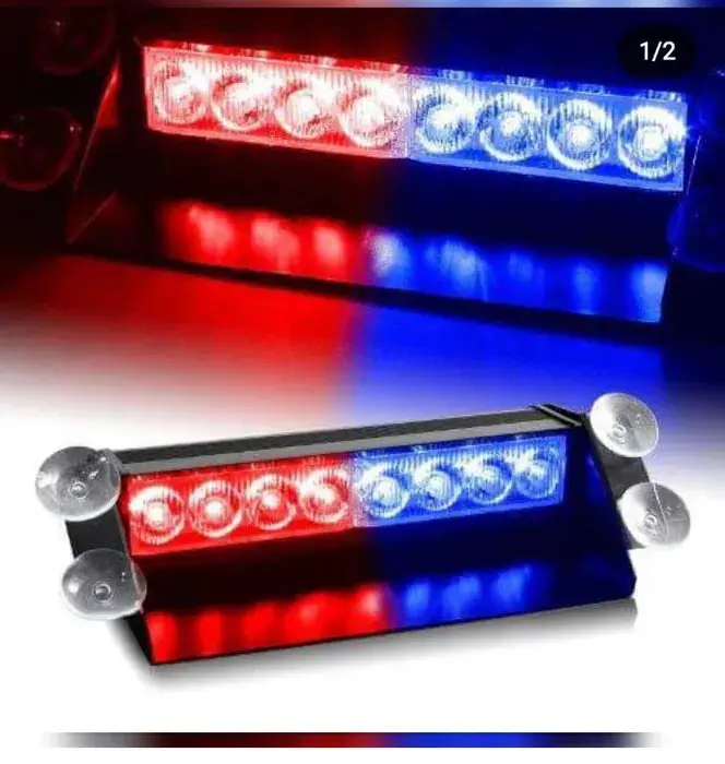 Police Light With 8 Led 1
