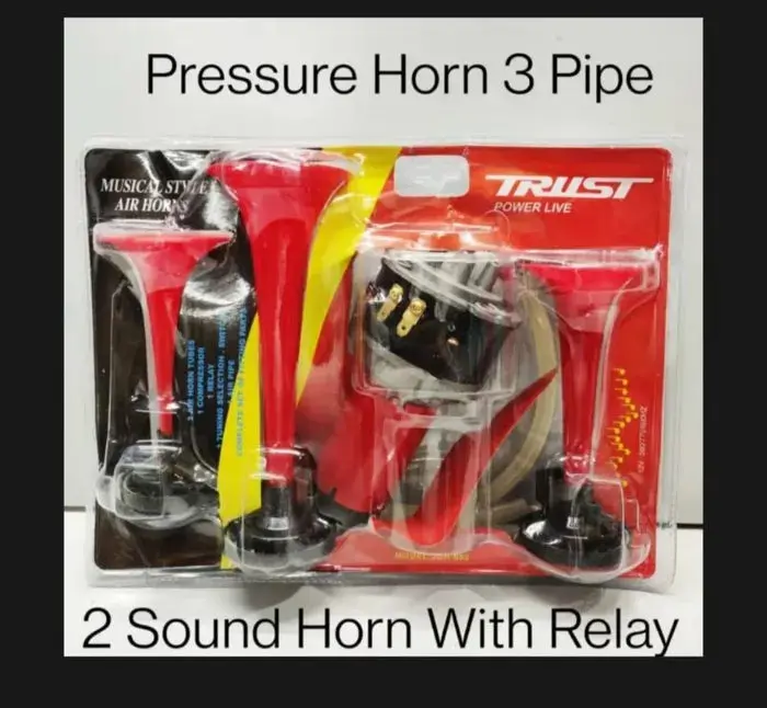 Pressure Horn 3 Pipe With Relay 1
