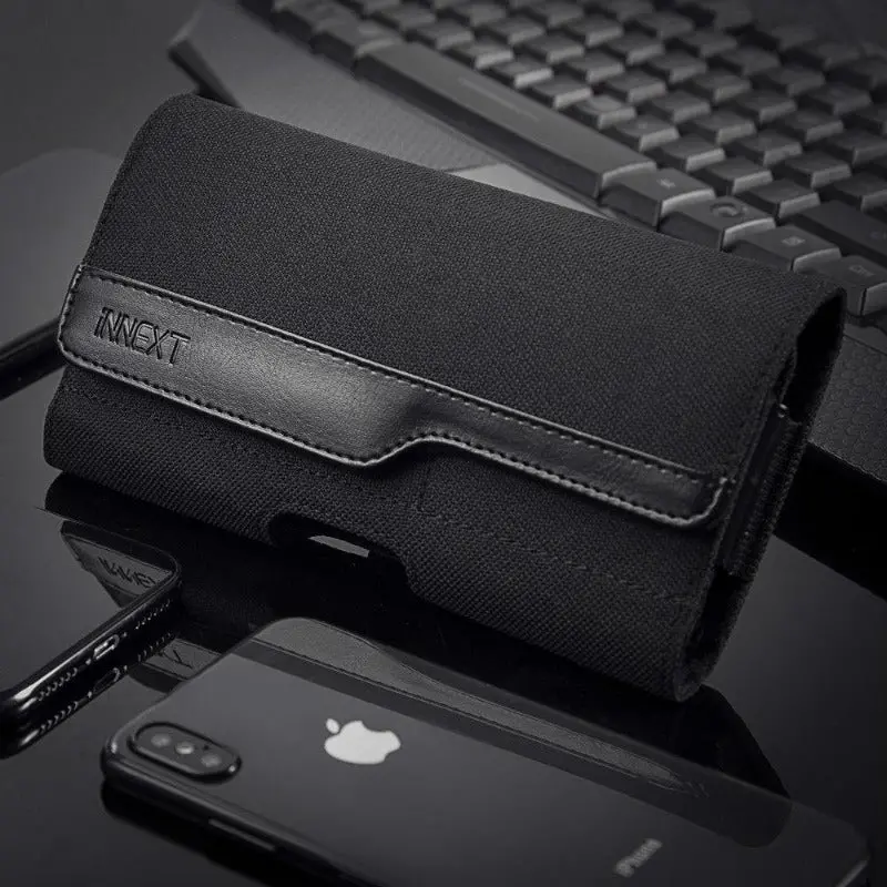 Smartphones Hard Leather Pouch Case 1