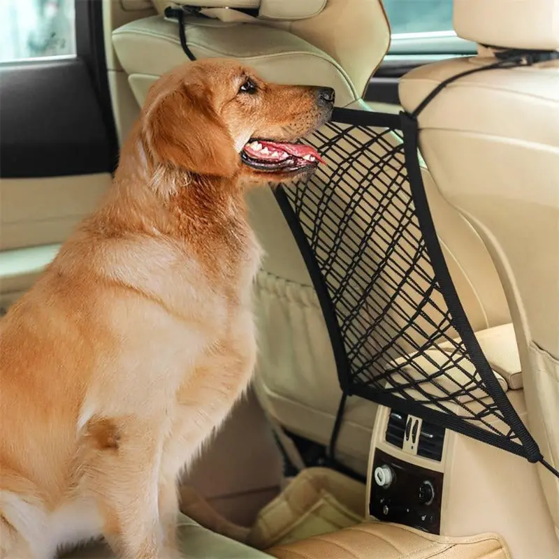 Car Dog Barrier Seat Organizer Net 1