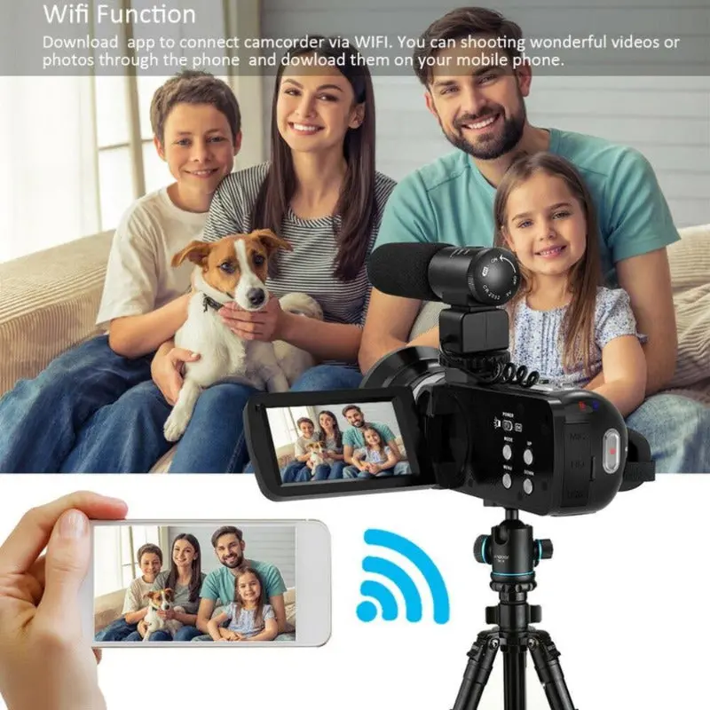 Wi-Fi Touch Screen Camcorder Recorder 1