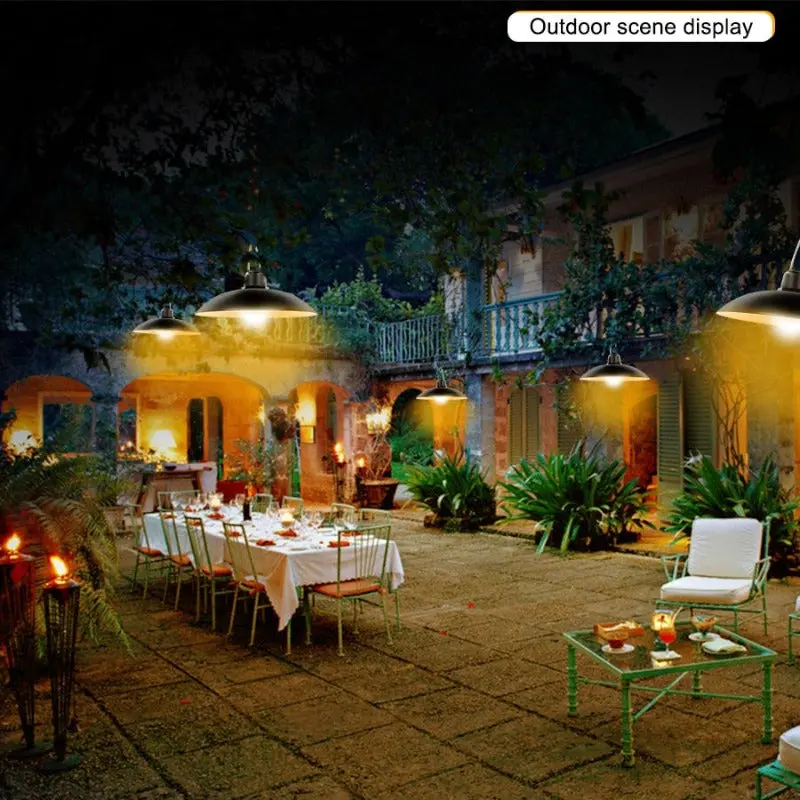 Double Head Solar Pendant Light 1
