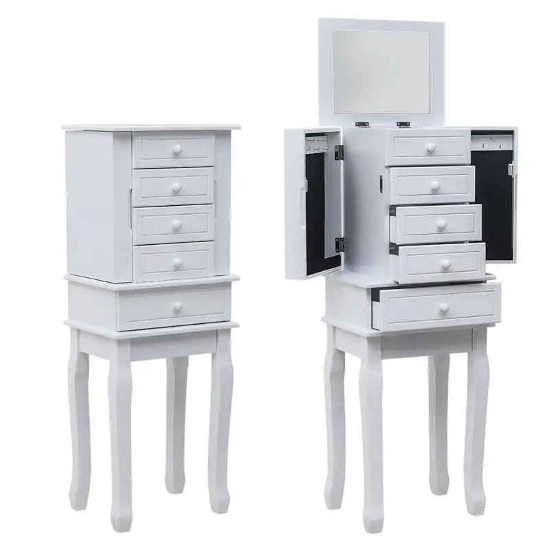 Free Standing Armoire Jewelry Cabinet 1