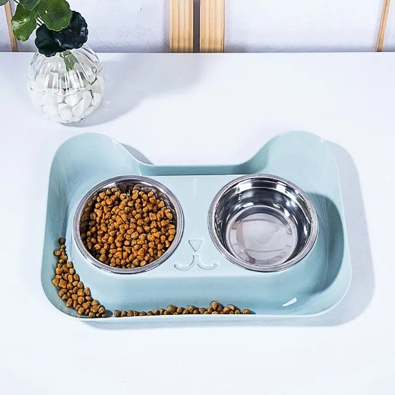 Leak Proof Double Feeding Bowl Set 1
