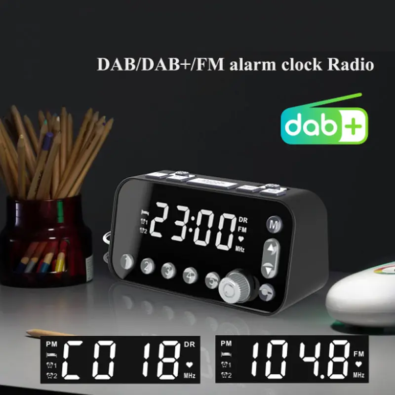 Digital Alarm Clock Radio Dual Alarm 1