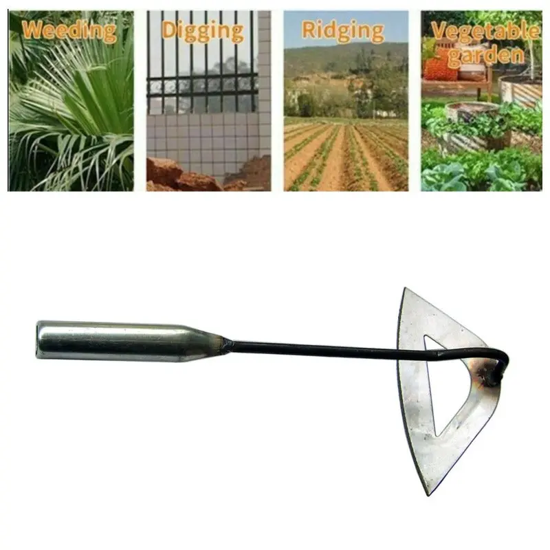 Hollow Garden Hoe Steel Weeding Rake 1