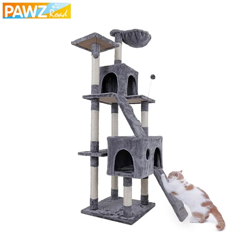 Luxury Multi-Layer Cat Condo House 1