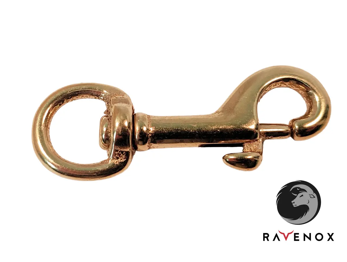 1/2-Inch Heavy Duty Metal Swivel Bolt Snaps 1
