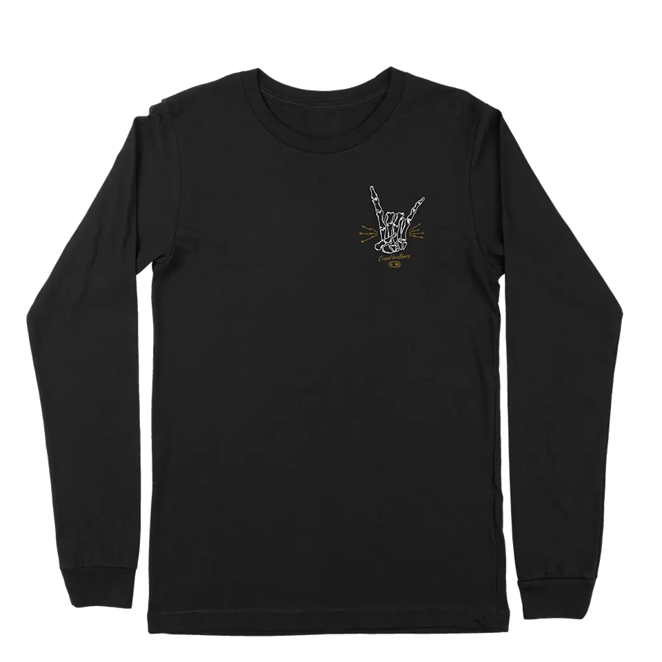 Rock & Roll Long Sleeve Tee Black 1