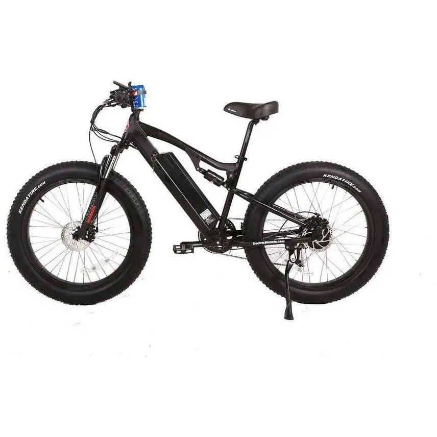 X-Treme Rocky Road, 17 Amp Hour, Fat Tire Electric Mountain Bike - 500 Watt, 48V 1