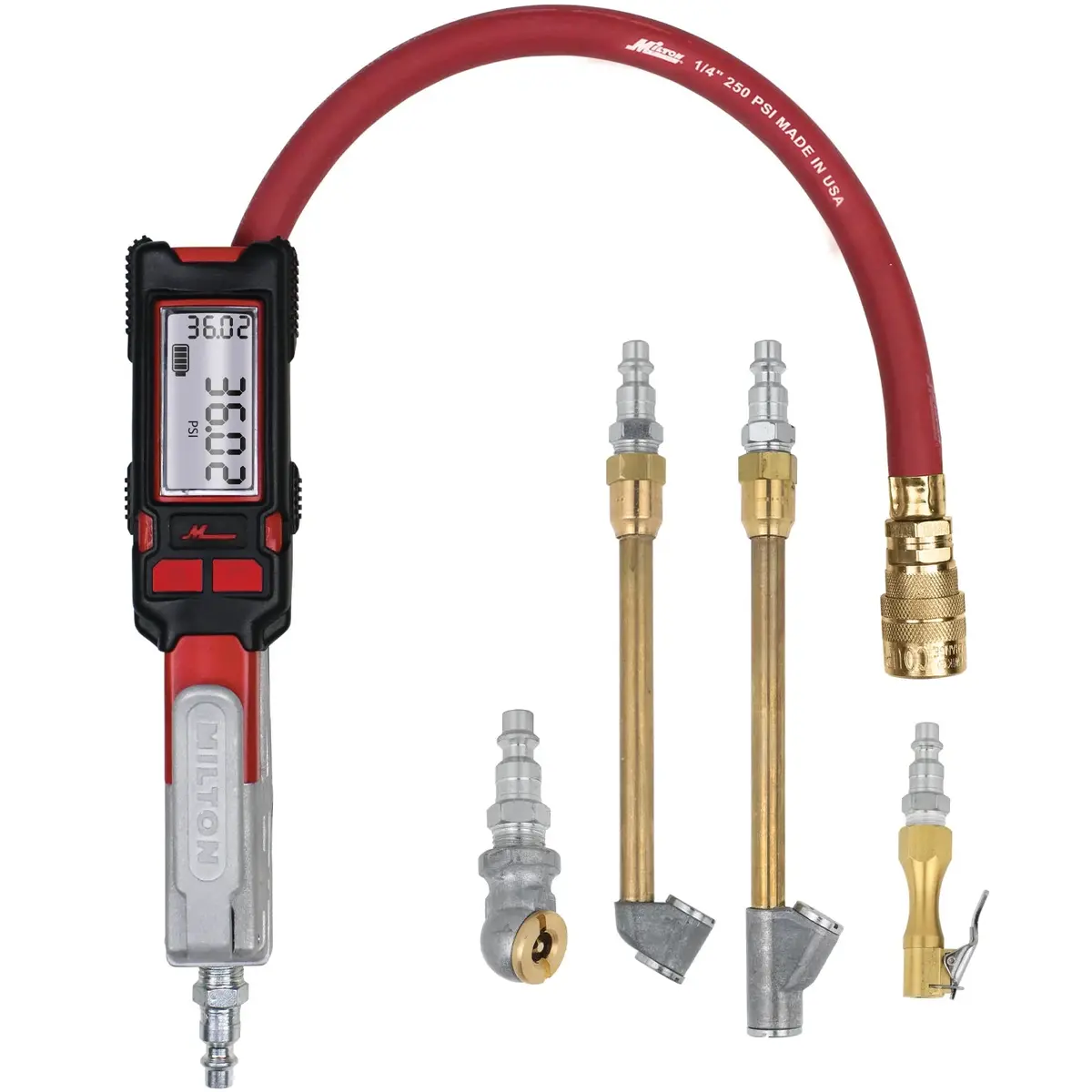 New & Improved - Precision Digital Tire Inflator & Pressure Gauge (0-160 Psi), Extreme ± 0.25% Accuracy S-580E 1