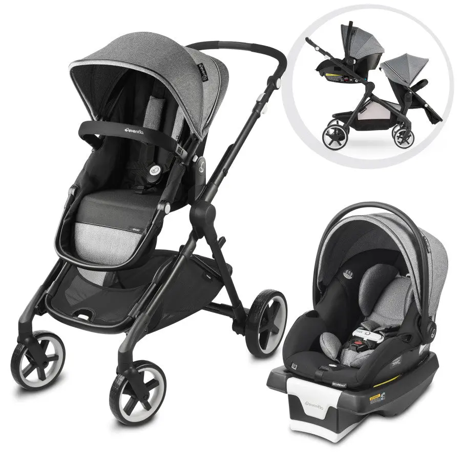 Pivot Xpand Smart Modular Travel System W/ Securemax Infant Car Seat & Sensorsafe 2