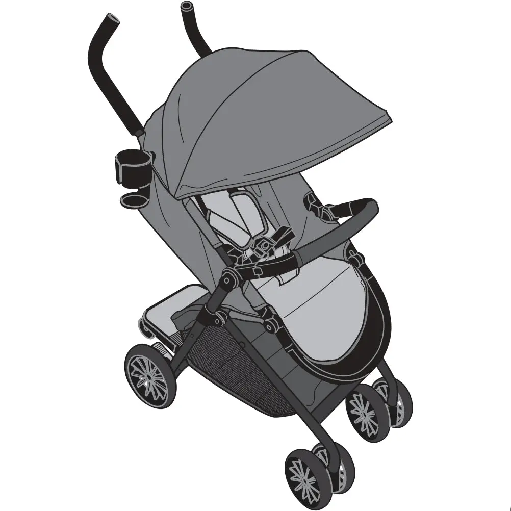 Sibby Travel System With Litemax Infant Car Seat Support 1