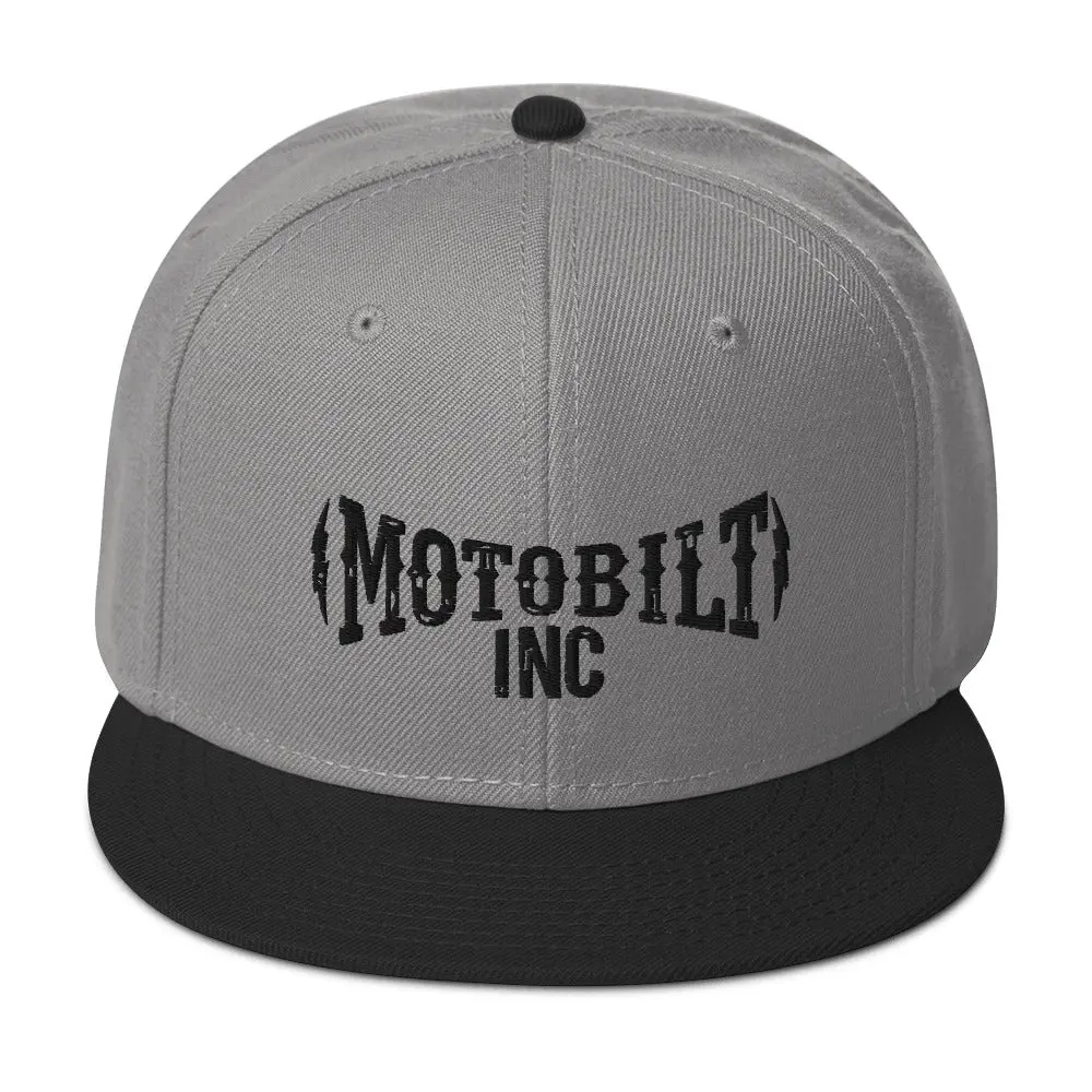 Motobilt Snapback Hat - Black Logo 5