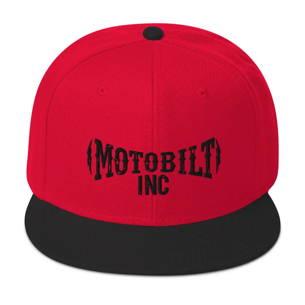 Motobilt Snapback Hat - Black Logo 2
