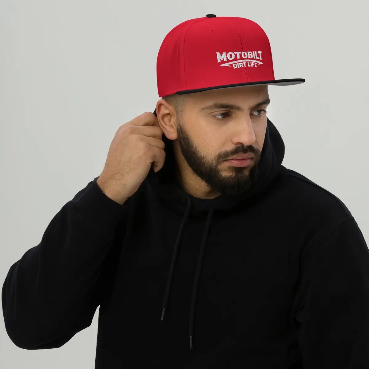 Motobilt Embroidered Dirt Life Snapback Hat 5