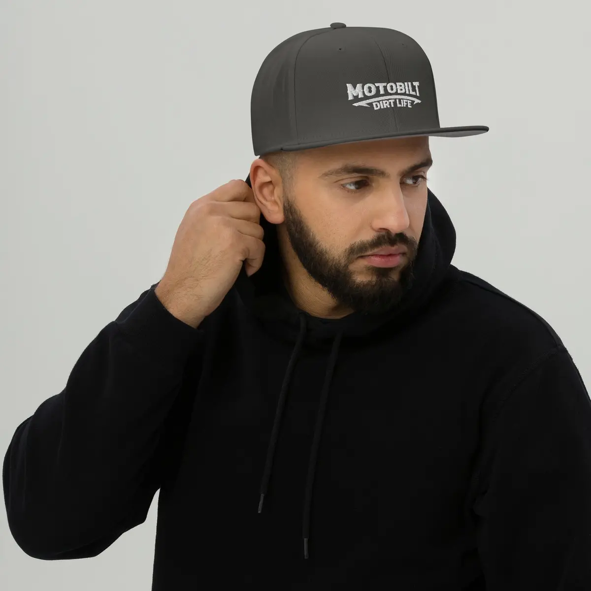 Motobilt Embroidered Dirt Life Snapback Hat 7