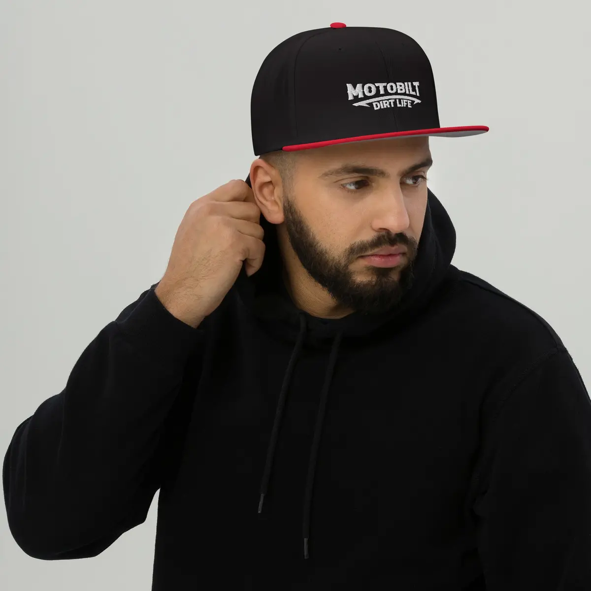 Motobilt Embroidered Dirt Life Snapback Hat 2