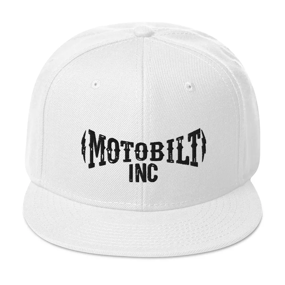 Motobilt Snapback Hat - Black Logo 7