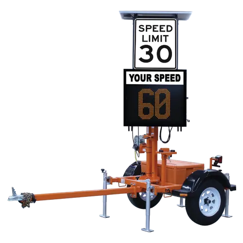 Ver-Mac Sp-3248V Trailer-Mounted Speed Display Sign 1