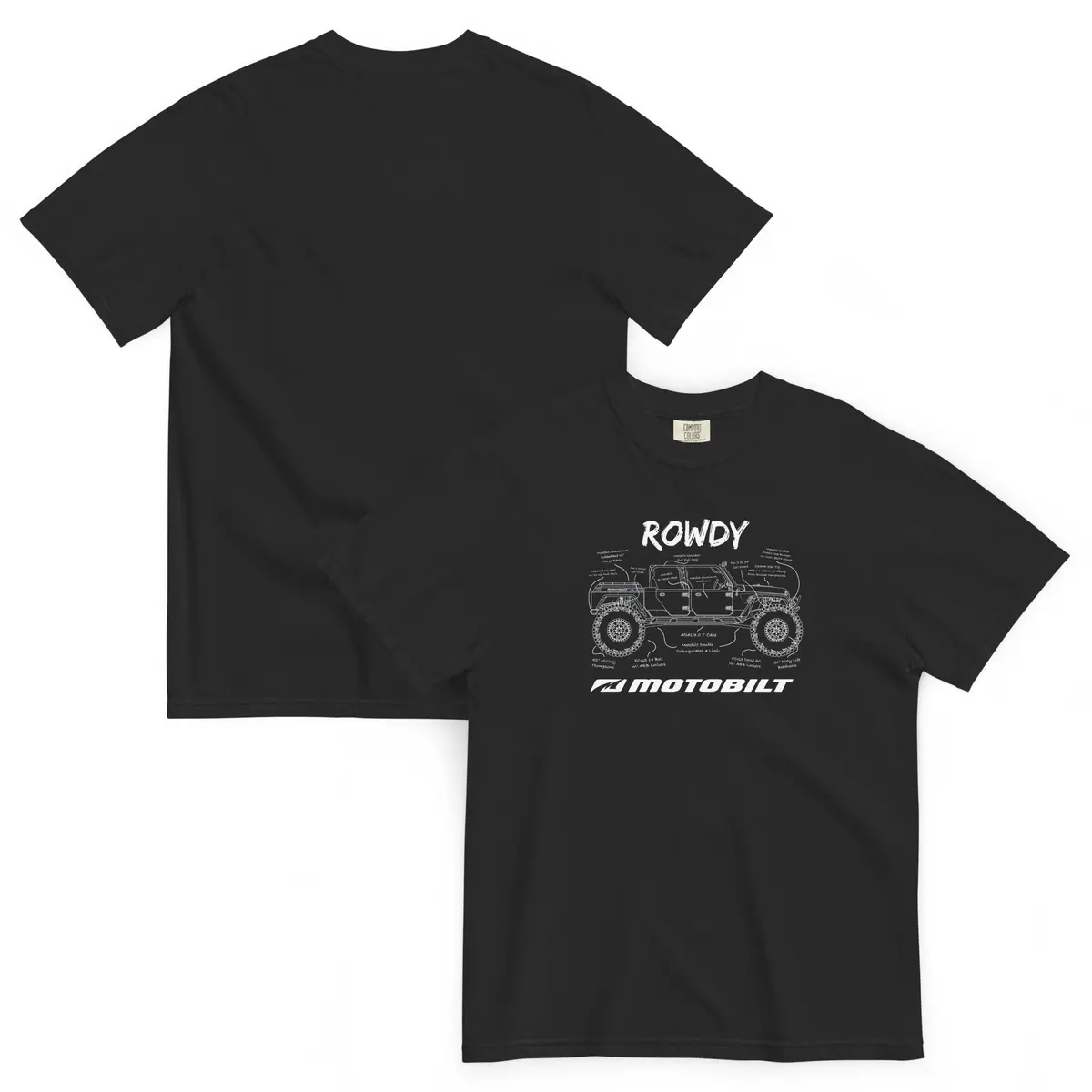Rowdy Blueprint T-Shirt 1