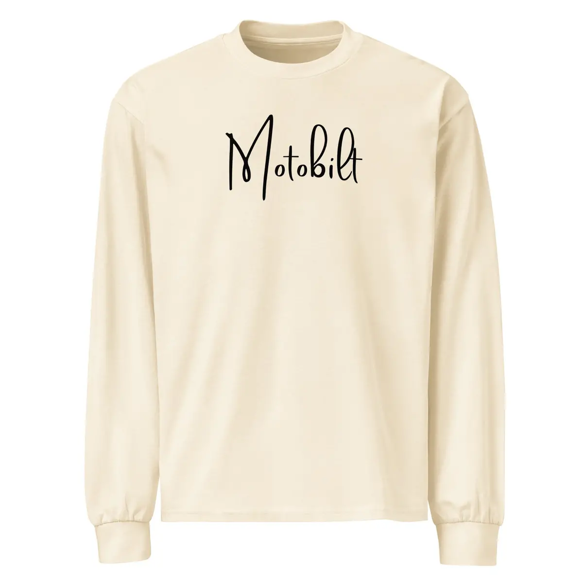 Motobilt Heavyweight Long Sleeve T-Shirt with Bold Script Logo
